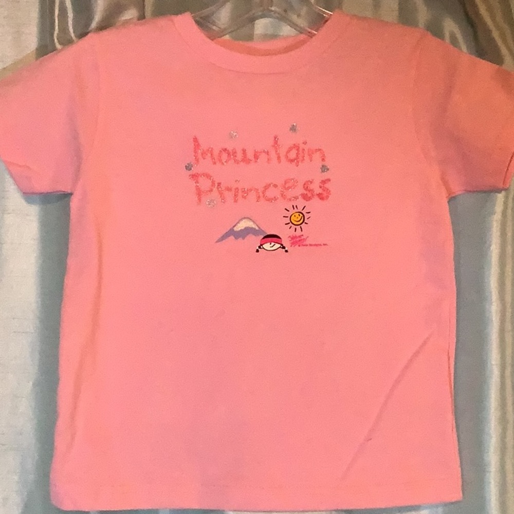 🇺🇸Mountain Princess, glitter ink 100% cotton NWT - Picture 2 of 4